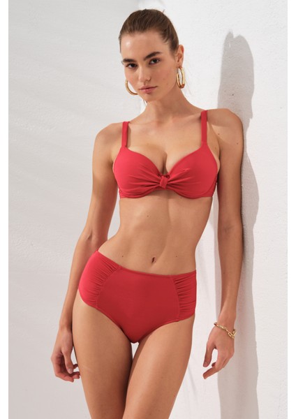 Gınger Balenli Kaplı Bikini Takım Kırmızı 231235 fırsatları