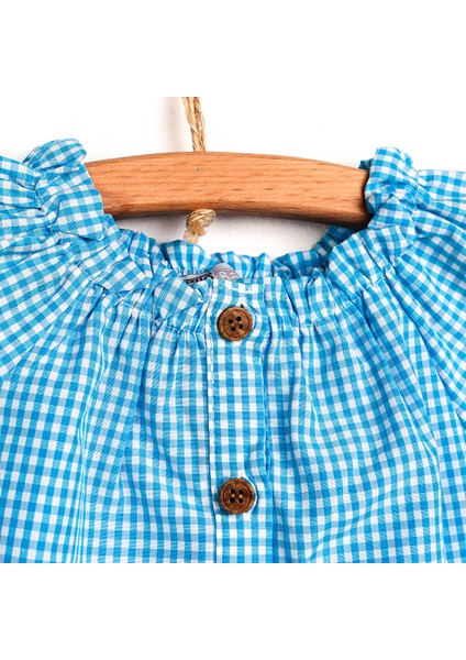 HelloBaby Basic Kız Bebek Pötikareli Gömlek Kız Bebek