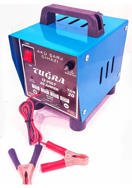 12 V 20 Amper Akü Şarj Cihazı 180 Ampere Kadar Şarj