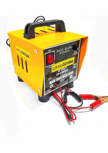 Mercan Hırdavat 12 Volt 20 Amper Akü Şarj Cihazı