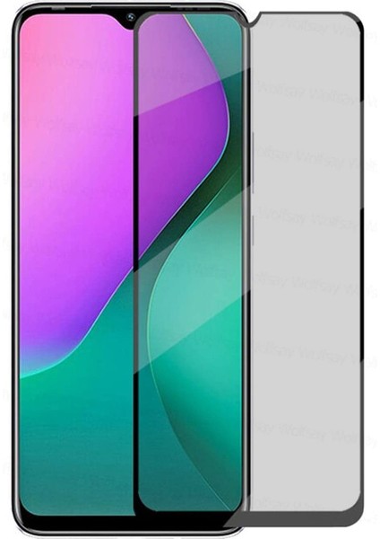 Infinix Hot 10 Play Tam Kaplayan Çerçeveli Mat Cam Koruma - AL3124