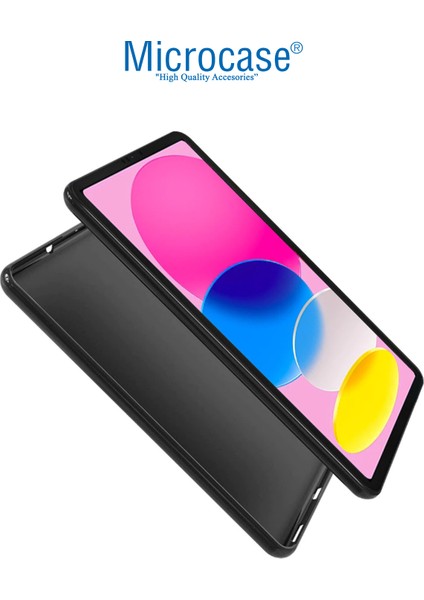 iPad 10.nesil 10.9 Inch 2022 Tablet Silikon Tpu Soft Kılıf - Siyah AL3284