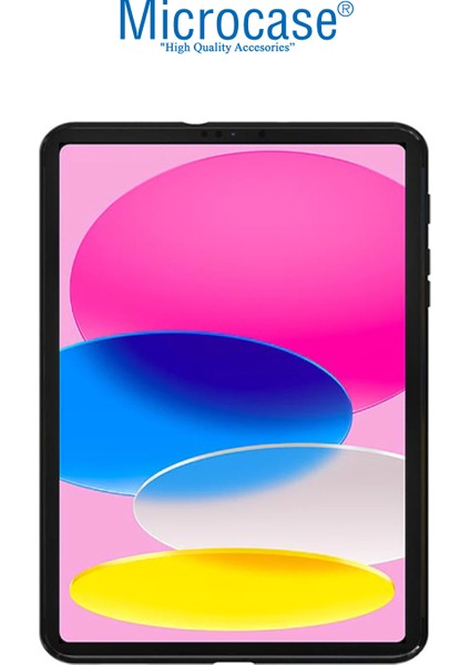 iPad 10.nesil 10.9 Inch 2022 Tablet Silikon Tpu Soft Kılıf - Siyah AL3284