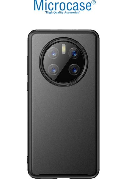 Huawei Mate 50 Pro Luna Serisi Köşe Korumalı Sert Rubber Kılıf - Siyah AL3422 fiyatları