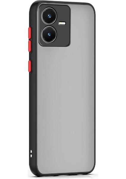 Vivo Y22S - Y22 4g London Serisi Darbeye Dayanıklı Kılıf Siyah - AL3415