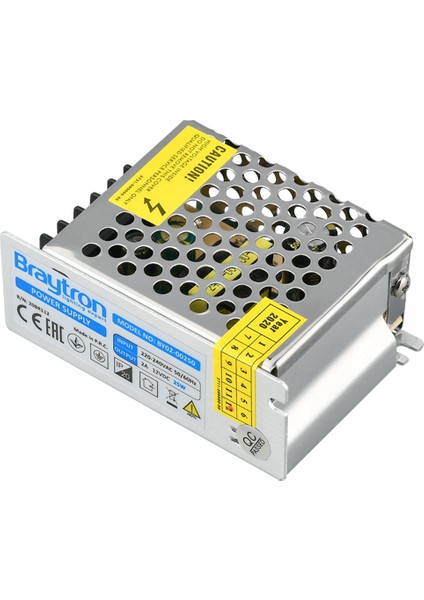 BY02-00250-BRAYTRON 25W 2A 12VDC IP20 Sabitvoltaj LED Sürücü