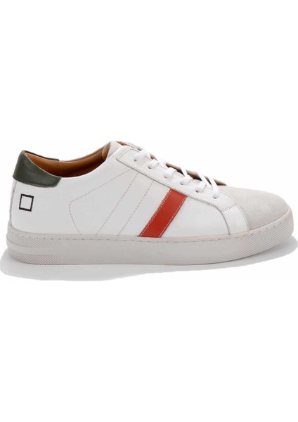 Beyaz Yeşil Leather Erkek Sneaker E01585200703