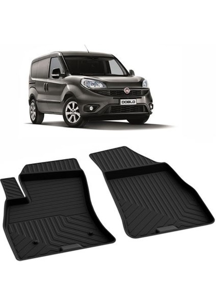 Fiat Doblo Maxi Panelvan Havuzlu Paspas Ön Iki 2016 2017 2018 2019 2020 2021 2022