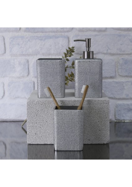 Linen Diş Fırçalık Gümüş modelleri