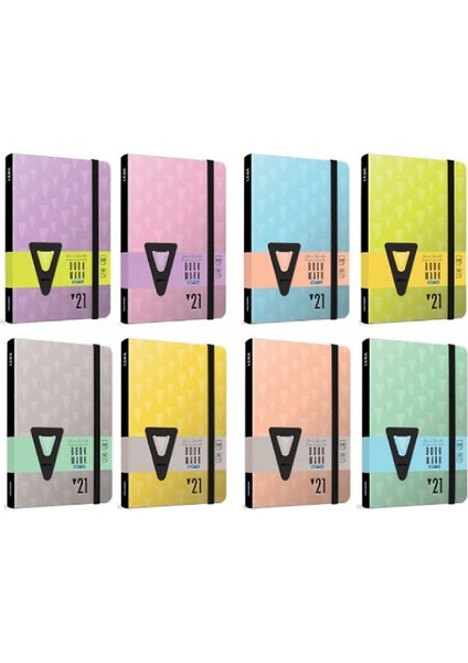 Sert Kapak Kareli DEFTER17X24CM 120 Yaprak Bookmark