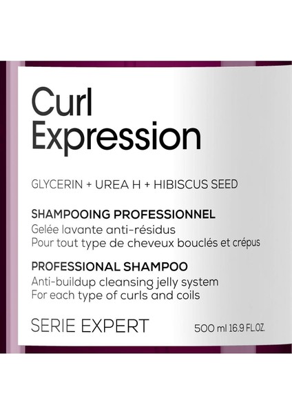 Curl Expression Kıvırcık Saçlar Için Birikme Önleyici Şampuan 500 ml