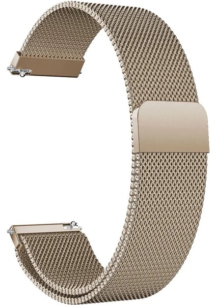 Mi Watch Color - Mi Watch -Mi Watch S1 Uyumlu Metal Hasır Kordon 22 mm