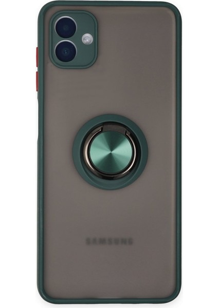 Samsung Galaxy A04 Kılıf Silikon Montreal Yüzüklü Standlı + Ekran Koruyucu modelleri