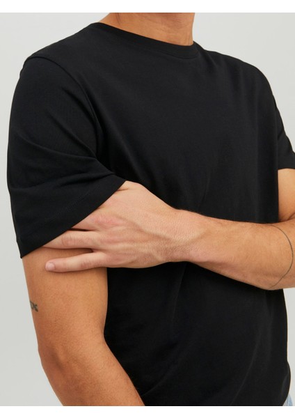 Slim Fit Siyah Erkek T-Shirt 12156101 indirimleri