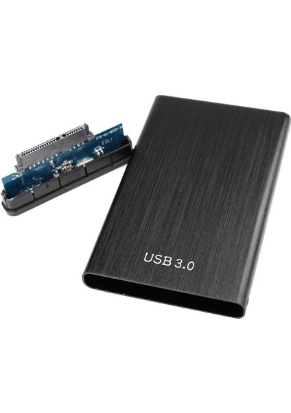 2.5 Inç Usb3.0 HDD Muhafaza 6gbps Şık Alüminyum Siyah (Yurt Dışından)