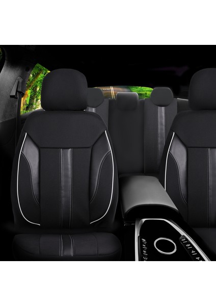 Hyundai I20 Deri Detaylı Özel Tasarım Oto Koltuk Kılıfı Seti Classy