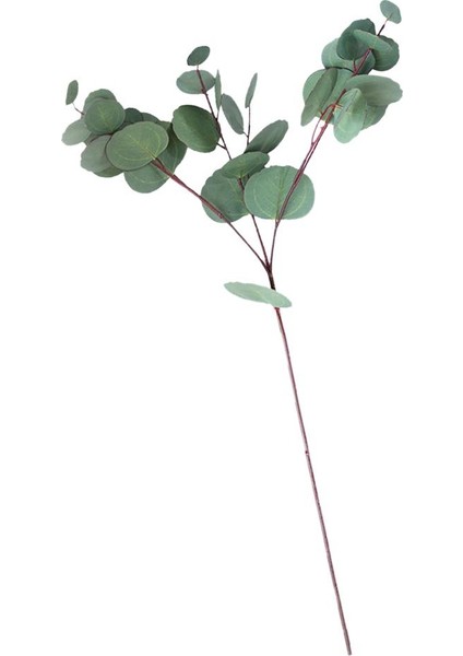 1branch Yapay Okaliptüs Ev Ofis Dekoru Için Sahte Çiçek Bırakır 63CM (Yurt Dışından)