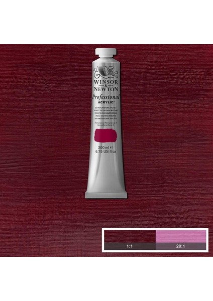 Professional Akrilik Boya 200ML Quinacridone Violet 550 S.3