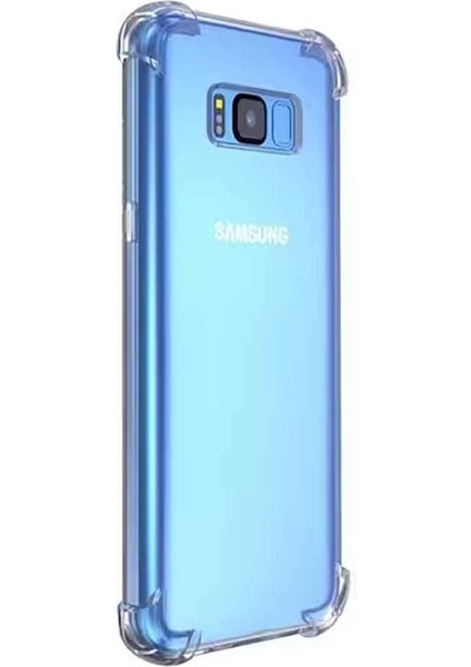 Samsung Galaxy S8 Shock Absorbing Darbe Emicili Şeffaf Silikon Kılıf