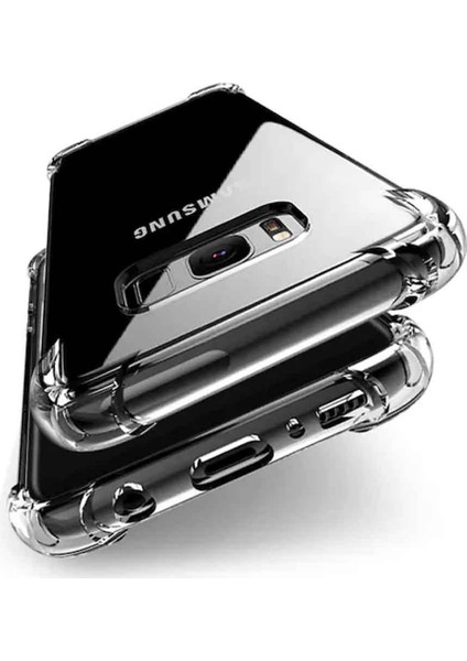 Samsung Galaxy S8 Shock Absorbing Darbe Emicili Şeffaf Silikon Kılıf