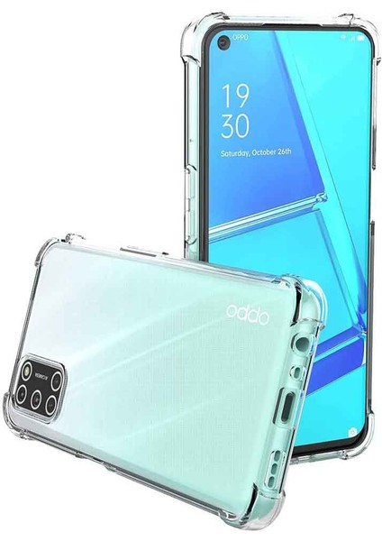 Oppo A52 Shock Absorbing Darbe Emicili Şeffaf Silikon Kılıf modelleri
