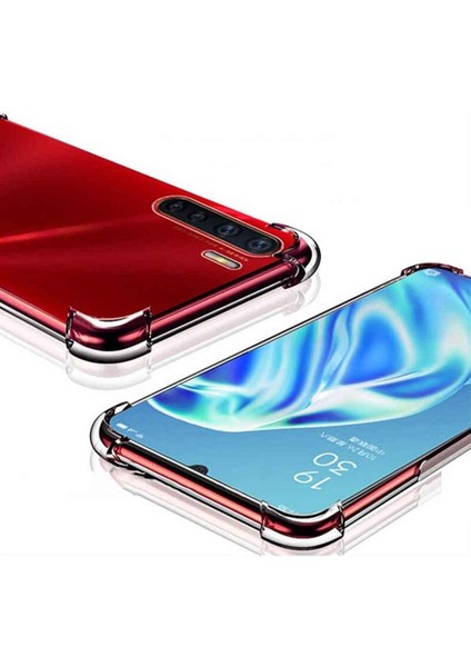 Oppo A91 Shock Absorbing Darbe Emicili Şeffaf Silikon Kılıf modelleri