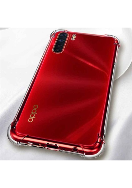 Oppo A91 Shock Absorbing Darbe Emicili Şeffaf Silikon Kılıf fırsatları