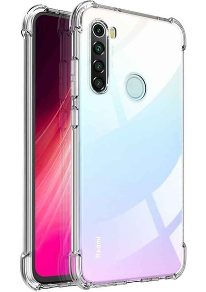 Xiaomi Redmi Note 8t Shock Absorbing Darbe Emicili Şeffaf Silikon Kılıf