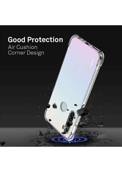 Xiaomi Redmi Note 8t Shock Absorbing Darbe Emicili Şeffaf Silikon Kılıf fırsatları
