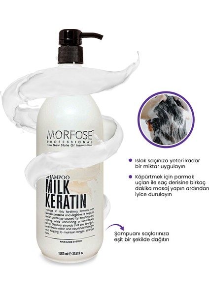 Keratin Sütü Şampuanı 1000 Ml