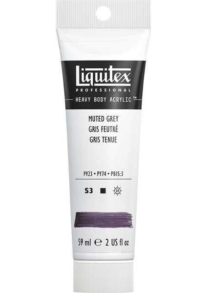 Heavy Body Akrilik Boya 59ML Seri 3 N:505 Muted Grey