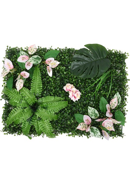 Duvar Dekorasyonu Bahçe İçin Yapay Çim Yaprakları 40 x 60 x 0.5 cm. (Yurt Dışından)