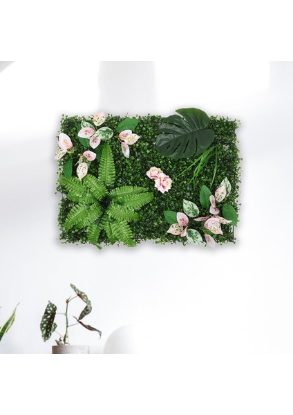 Duvar Dekorasyonu Bahçe İçin Yapay Çim Yaprakları 40 x 60 x 0.5 cm. (Yurt Dışından) fırsatları