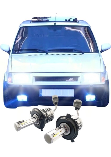 Tofaş Şahin H4 LED Xenon Oto Ampulü Zero Fansız