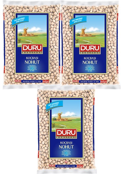 8 mm Koçbaşı Nohut 3 x 1000 gr