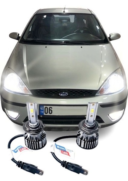 Ford Focus 1 (2002-2005) LED Kısa Far Ampulü H7 Mono