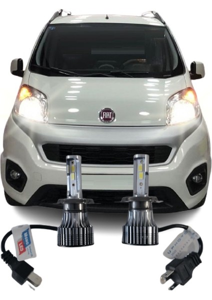 Fıat Fıorıno H4 LED Xenon Oto Ampulü Mono