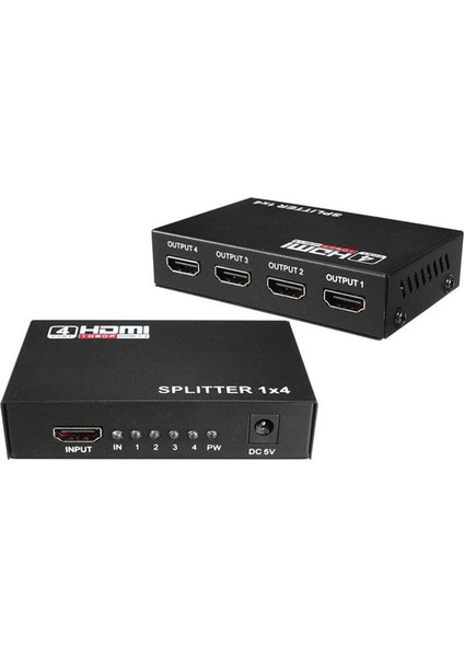 G-538G 1.4V 1080P 4 Port HDMI Splıtter Dağıtıcı  CODE:17252