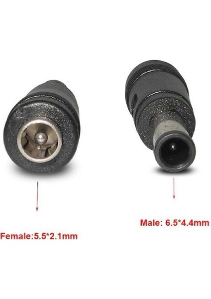 5 Adet 5AD Sony Adaptör Jack Çevirici Standart Uç Sony Çevirici 6.4mm 4.0mm Jack Çevirici Fiş Dönüştürücü ( 5.5mm 2.5mm Ucu 6.4mm 4.0mm Çevirir ) fiyatları