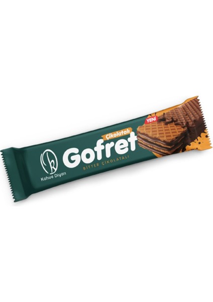 Bitter Çikolatalı Gofret 30 gr x 6'lı Paket