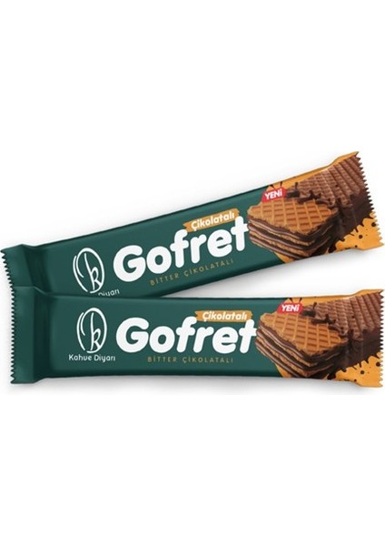 Bitter Çikolatalı Gofret 30 gr x 6'lı Paket
