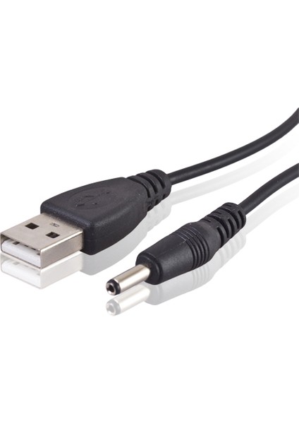 USB To DC 3.5x1.35 mm 5 Volt Güç Kablosu 1 Metre Bağlantı Tipi ile Yüksek Kapasite