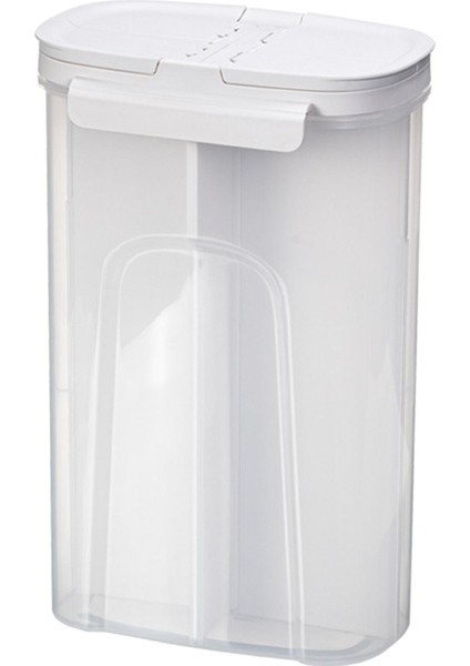 Güzel Gıda Konteyneri 4-Izgara Bölücü Tahıl Tenekeleri Pirinç Dağıtıcı Organizatör Beyaz (Yurt Dışından) fiyatları