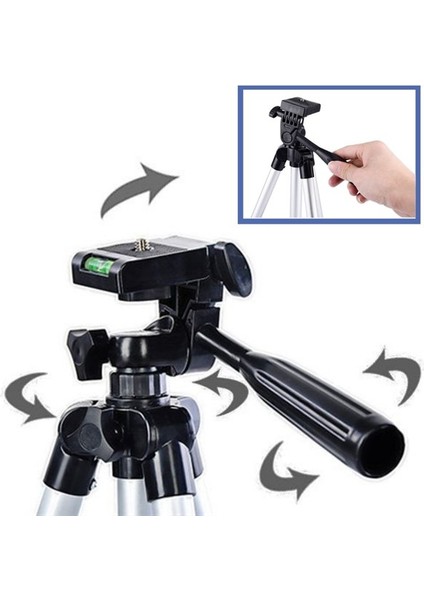 360 Derece Ayarlanabilir Katlanabilir Profesyonel Çekime Uygun 65 cm Ayaklı Tripod modelleri