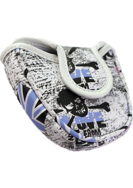 Kafatası Yarım Dirili Golf Mallet Head Putter Headcover Koruyucu (Yurt Dışından) fiyatları