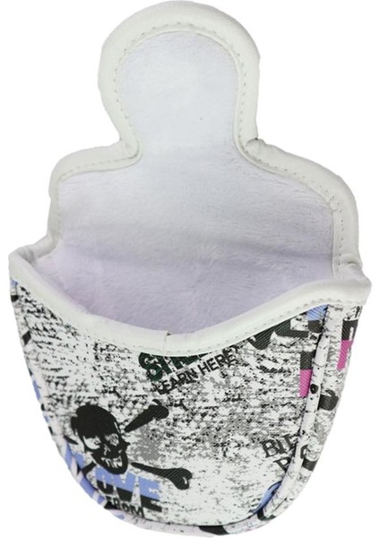 Kafatası Yarım Dirili Golf Mallet Head Putter Headcover Koruyucu (Yurt Dışından) modelleri