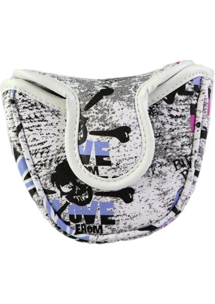 Kafatası Yarım Dirili Golf Mallet Head Putter Headcover Koruyucu (Yurt Dışından) fırsatları