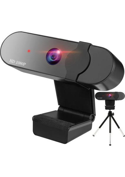 Webcam Auto Focus USB 2.0 Pc Monitör Dizüstü Bilgisayar Kayıt 1k (Yurt Dışından)