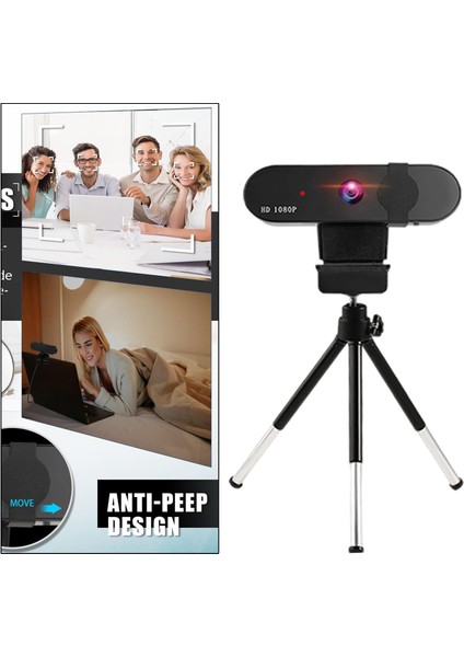 Webcam Auto Focus USB 2.0 Pc Monitör Dizüstü Bilgisayar Kayıt 1k (Yurt Dışından)