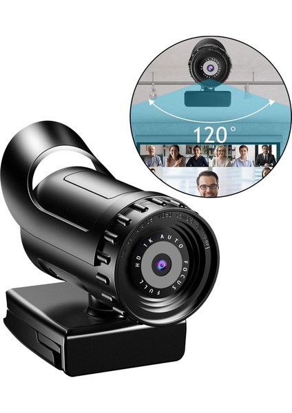 Dizüstü Bilgisayar Masaüstü Konferans Için Bilgisayar Kamerası USB Tripod 1080P 1k (Yurt Dışından)